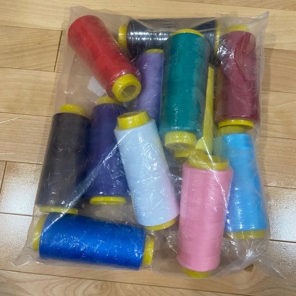 Colorful Sewing Thread Spools Set - Picture 2 of 2